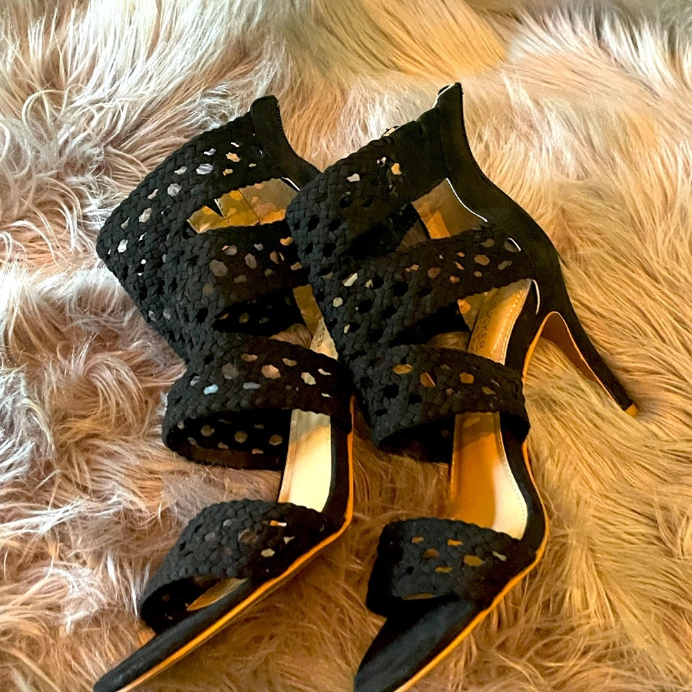 Slightly used Adam Tucker Me Too heels